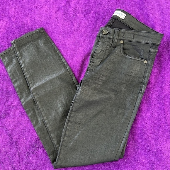 MADEWELL Black Skinny Skinny Black Women's Jeans‎ Size 27 STYLE 80129 - Picture 1 of 9
